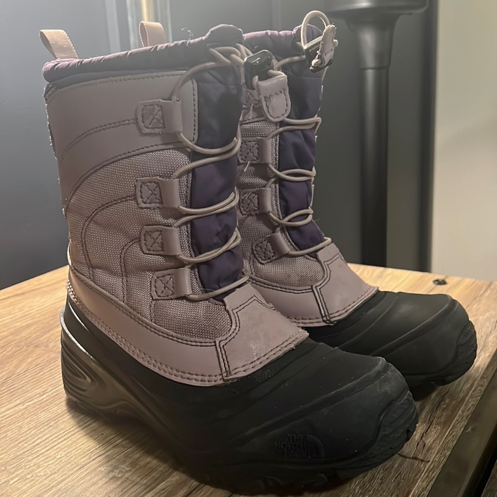The North Face purple winter boots | Size: 4